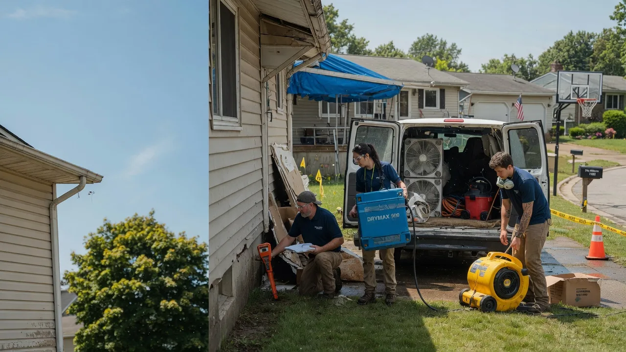 Ceiling Leak Cleanup in Zaleski, OH near me